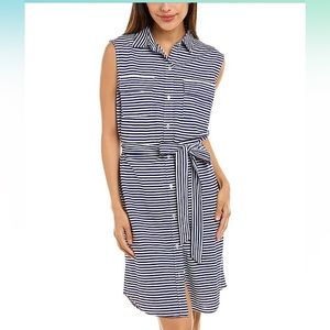 Jones New York Navy  Mini Shirtdress
Sz6